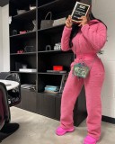 Bubble velvet long set