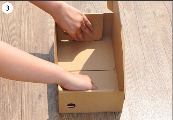 Kraft paper shoe box  37959477535
