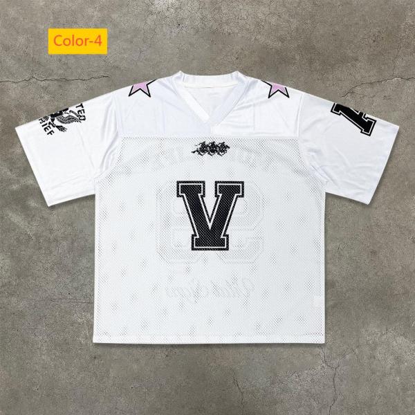 Round neck pullover short sleeved digital printed men's T-shirt