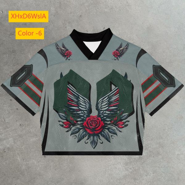 Round neck pullover short sleeved digital printed men's T-shirt