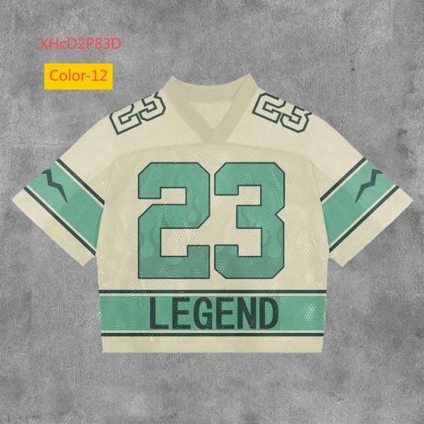 Round neck pullover short sleeved digital printed men's T-shirt