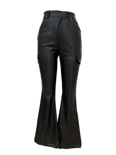 Leather trousers for suits