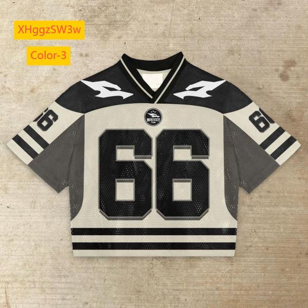 Round neck pullover short sleeved digital printed men's T-shirt
