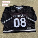 Round neck pullover short sleeved digital printed men's T-shirt