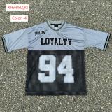 Round neck pullover short sleeved digital printed men's T-shirt