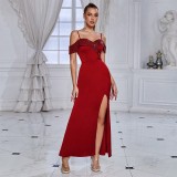 Strap sequin patchwork dress