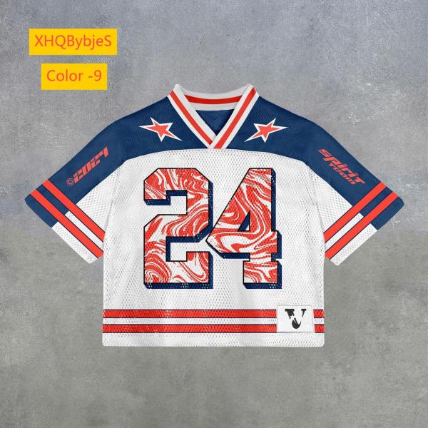 Round neck pullover short sleeved digital printed men's T-shirt