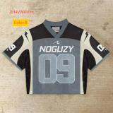 Round neck pullover short sleeved digital printed men's T-shirt