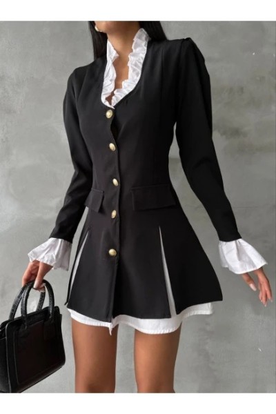 Suit jacket, fake two dresses