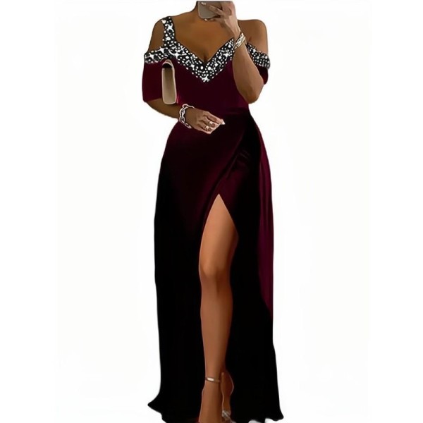 Off shoulder camisole dress
