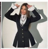 Suit jacket, fake two dresses
