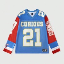 3D digital printed long sleeved printed T-shirt