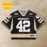 Round neck pullover short sleeved digital printed men's T-shirt