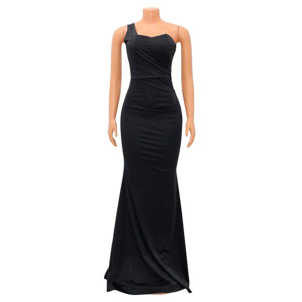 Women's one shoulder long dress