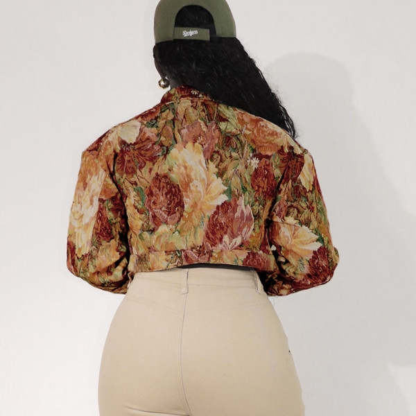 Small niche lapel cardigan jacket short jacket
