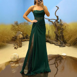 Chest hugging patchwork dress