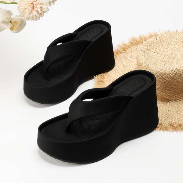 Thick soled slippers woman lady shoes sandals America Africa