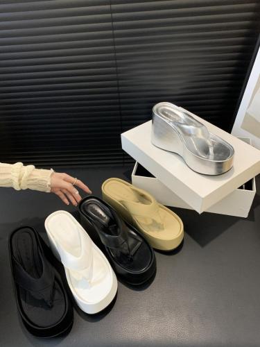 Height increasing and flip flops, sloping and clip on sandals
