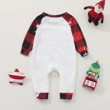 Christmas family printed home clothes, pajamas, parent-child outfits