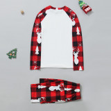 Christmas family printed home clothes, pajamas, parent-child outfits