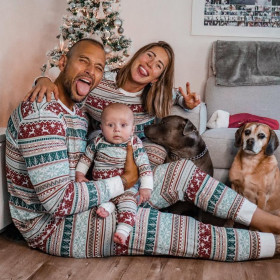 Christmas Parent Child Home Furnishings Family Set(Kid,baby)
