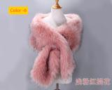 Imitation fur fox fur evening dress, thick shawl, cloak scarf, fake scarf