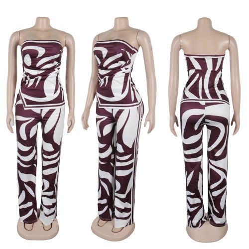 Positioning printing two-piece set