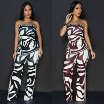 Positioning printing two-piece set