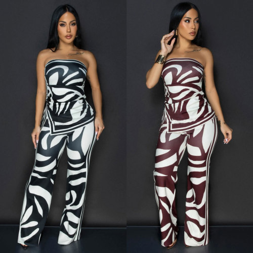 Positioning printing two-piece set