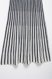 Slant cut slim knit camisole dress