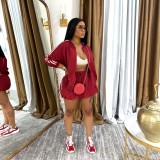 Ribbon jacket skirt set