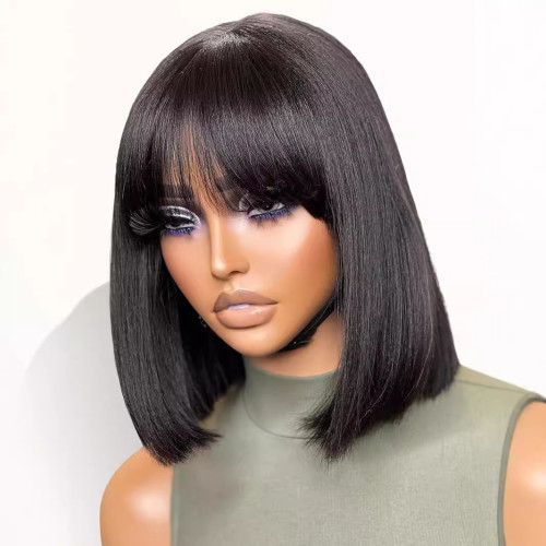 High weight human hair wig