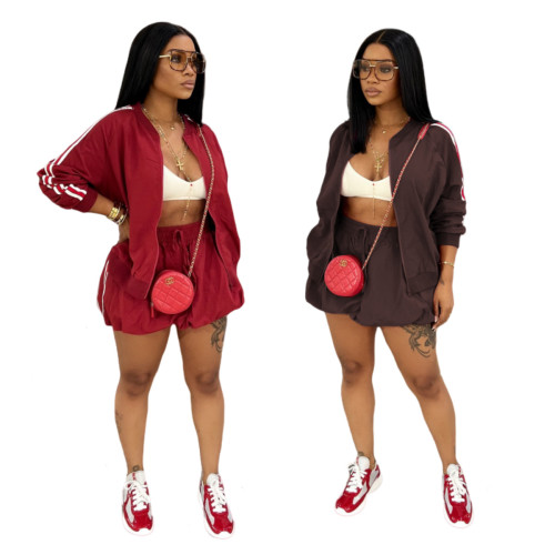 Ribbon jacket skirt set