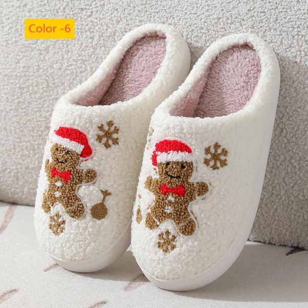 Warm cartoon cotton slippers
