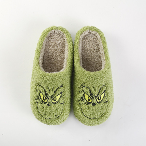 Warm cartoon cotton slippers