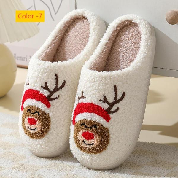 Warm cartoon cotton slippers