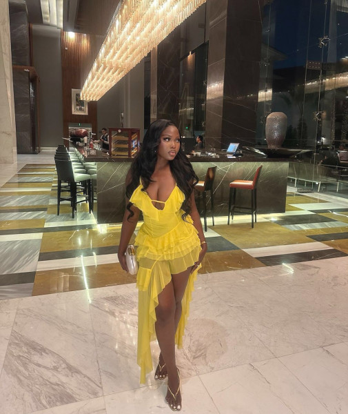 Women's plus size slit dress