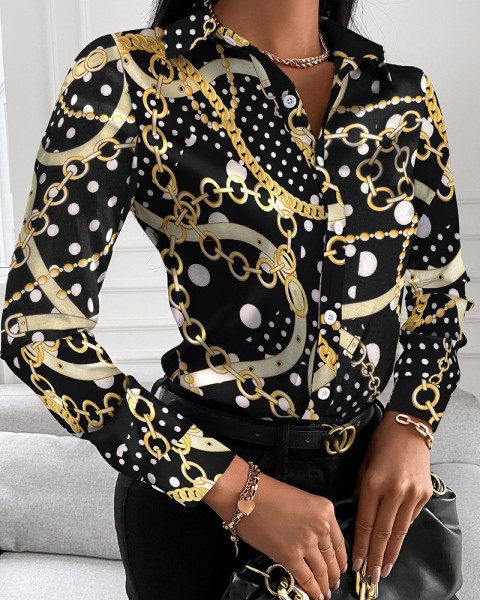 Single breasted cardigan shirt top