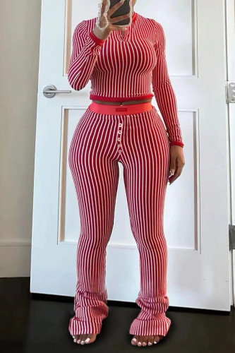 Striped pants set