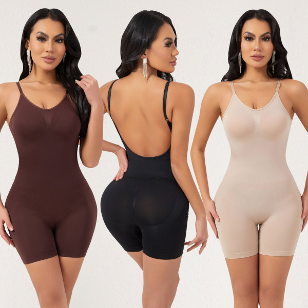 Backless base corset underwear, plus size shaping bodysuit