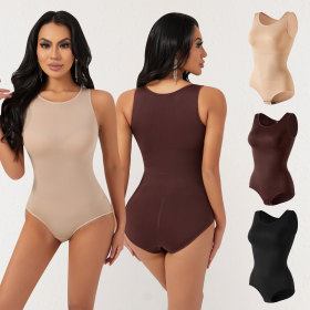 Abdominal and waist cinching vest, hip lifting base, shaping one-piece underwear
