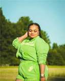 Alphabet Embroidered Hoodie Set