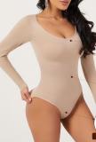 Long sleeved waist cinching, seamless compression, hip lifting, tight fitting base, waist cinching garment