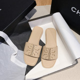 Ladies' one to one large flat slippers