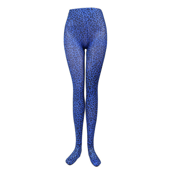 Leopard print jumpsuit stockings