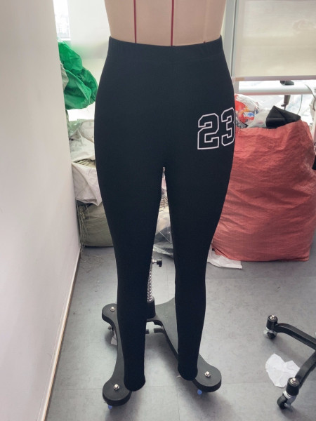 Digital printed zipper hooded long sleeved pants set
