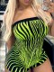 One neck strapless tight jumpsuit shorts