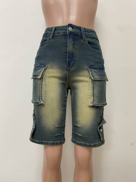 Loose large pocket shorts