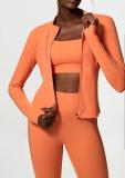 Yoga suit set, plus size sportswear three piece set