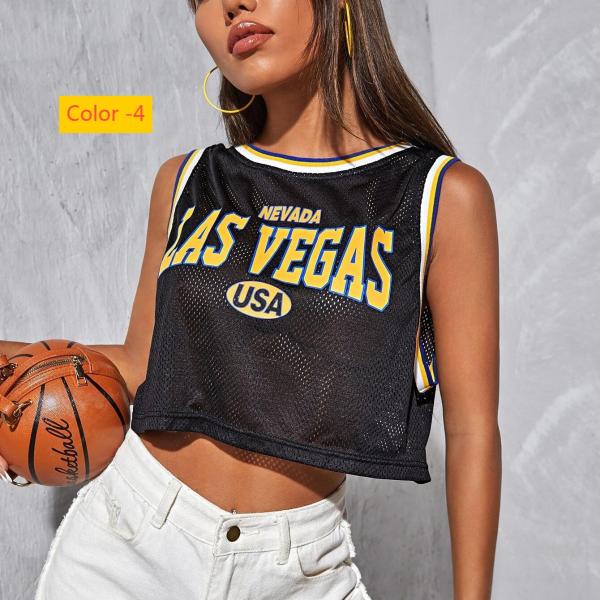 Short hollowed out ball jersey top